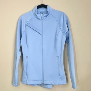 IBKUL Blue Zip-Up Jacket Golf Pickle Ball – Wind Resistant, Water Repellent  XS